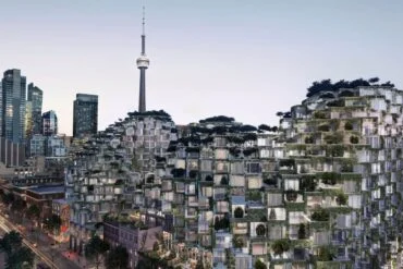 King Toronto Condo outside view CN Tower