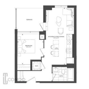 burlington martha james 1 bedroom 1 bathroom 529sqft