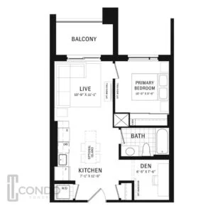 milton condos mattamy homes soleil 604sqft 1 bedroom 1 bathroom one den 1