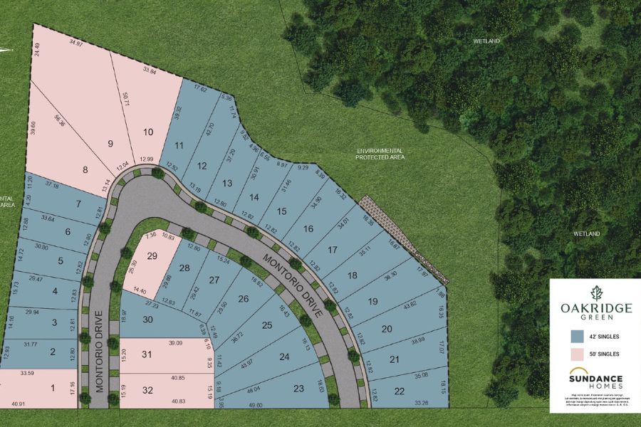 Site Plan Oakridge Green Homes