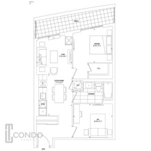 ryerson university toronto dundas street east condos 651sq feet one bedroom one bathroom one den office space balcony