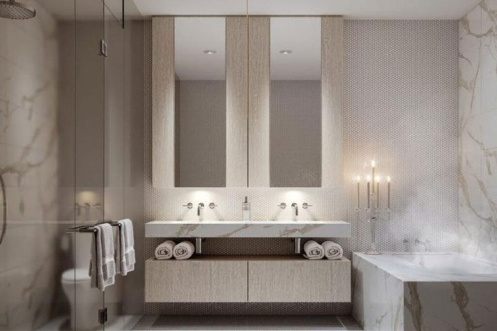 11-Yorkville-Ave-Toronto-11-YV-Condos-modern-washroom-marble-interror