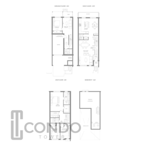 floor-plans-harris- gate-town-homes-richmondhill-2350sqft-four-bedroom-three-bathroom-deck-balcony