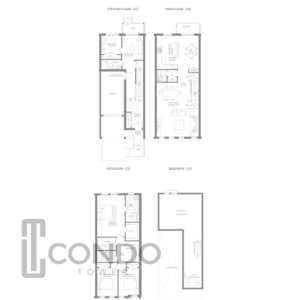 floor-plans-harris- gate-town-homes-richmondhill-2425sqft-four-bedroom-three-bathrooms-deck-balcony-four-floors