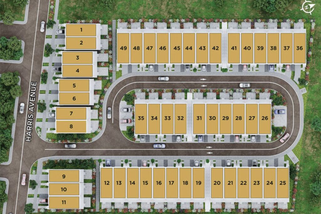 site-plan-harris-gate-town-richmond-hill-modern-town-houses-affordable