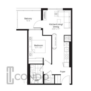 newmarket-Kingsley-Square-Condos- Briarwood-Development-Group- 882sqft-2-bed-2-bath-balcony