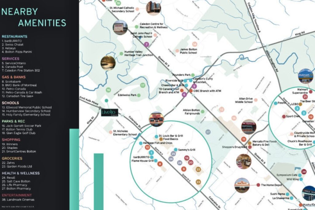 Livello-Towns-Zancor-Homes-KING-STREET-&-EMIL-KOLB-PARKWAY-bolton-attached-townhouses-site-plan