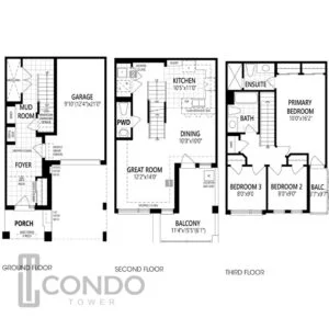 floor-plans-Mount-Pleasant-North-10640-Mississauga-Rd-Brampton-1465sqft-3-bed-2.5-bath-garrage-balcony