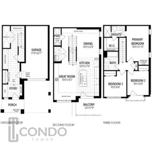 floor-plans-Mount-Pleasant-North-10640-Mississauga-Rd-Brampton-1641sqft-3-bed-2.5-bath-garrage-balcony