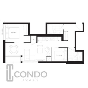 floor-plans-Poet-Condos-Queen-st-Toronto-modern-condo-open-concept-701sqft-2-bed-2-bath