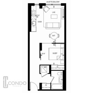 1555-Queen-Street-Toronto-Queen-&-Ashbridge-Condos-floor-plans-572sqft-1-bed-1-bath-balcony