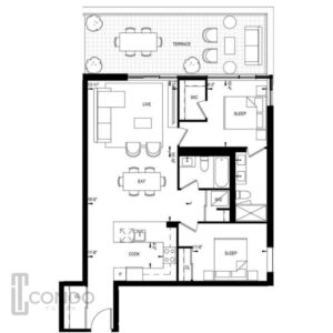 1555-Queen-Street-Toronto-Queen-&-Ashbridge-Condos-floor-plans-1003sqft-2-bed-2-bath-terrace