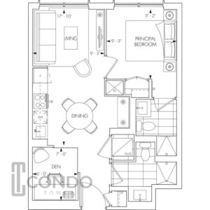 floor-plans-Now-Selling-Queen-Church-Condos-545sqft-1-bed-2-bath-S-view