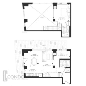 floor-plans-The-Branch-Condos-Zancor-Homes-oakville-1062sqft-1-bedroom-2-bathroom-patio