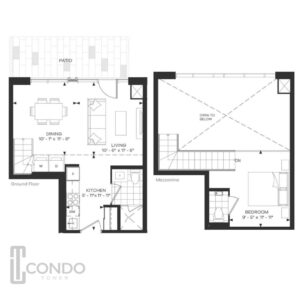 floor-plans-The-Branch-Condos-Zancor-Homes-oakville-709sqft-1-bedroom-1.5-bathroom-patio