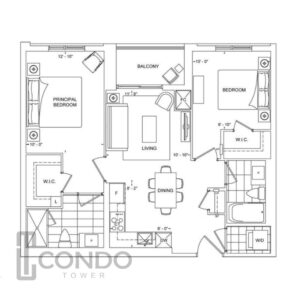 floor-plans-now-selling-The-Dupont-Condos-829sqft-2-bed-2-bath-den-N-view