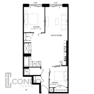 the-millway-floor-plans-Vaughan-ontario-condo-832sqft-2-bed-2-bath