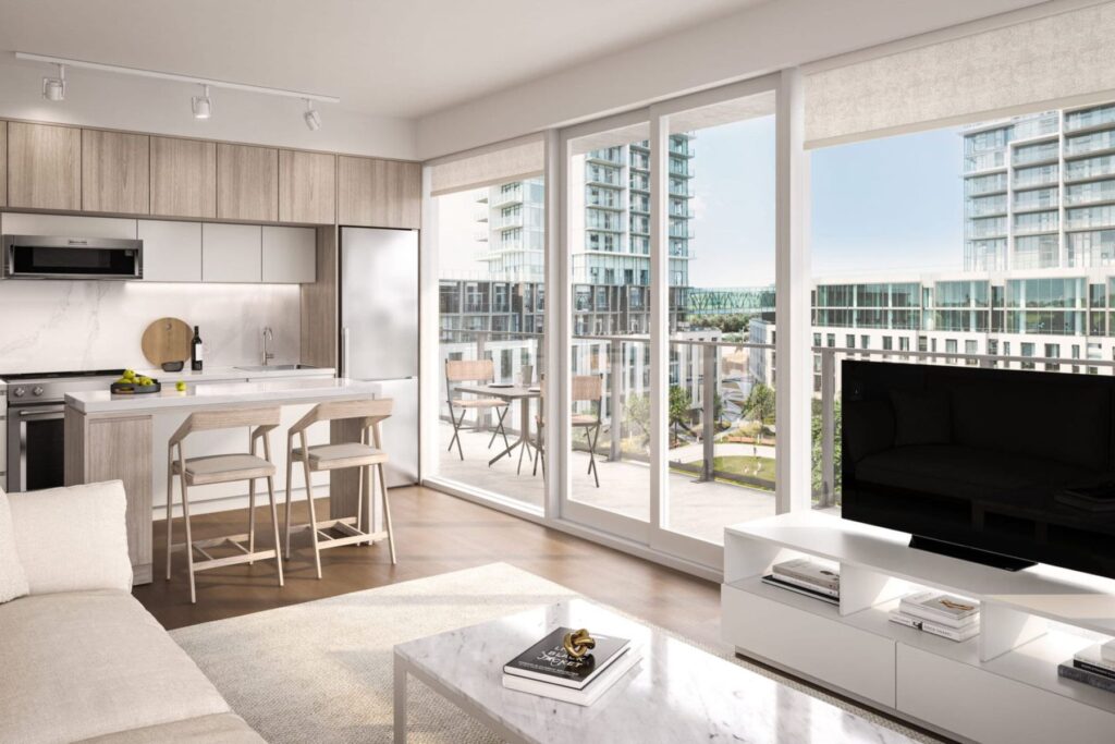 Jane-Street-&-Hwy-7-the-millway-smartliving-open-concept-modern-apartment-suite-kitchen-vaughan