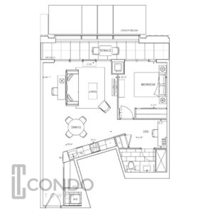 floor-plans-now-selling-Via-Bloor-Condos-739sqft-1-bed-1-bath-S-view