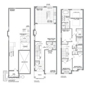 whitby urban townhouses attatced detached andrin homes 1988sqft four bedroom 2 bathrooms