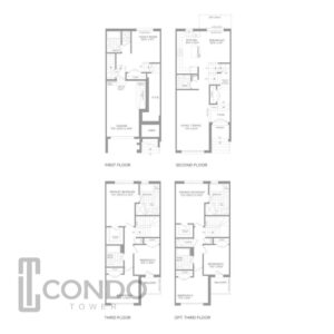 MILA Towns Madison Group Toronto home floor plans