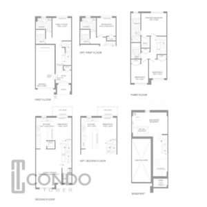 MILA Towns Madison Group Toronto home floor plans