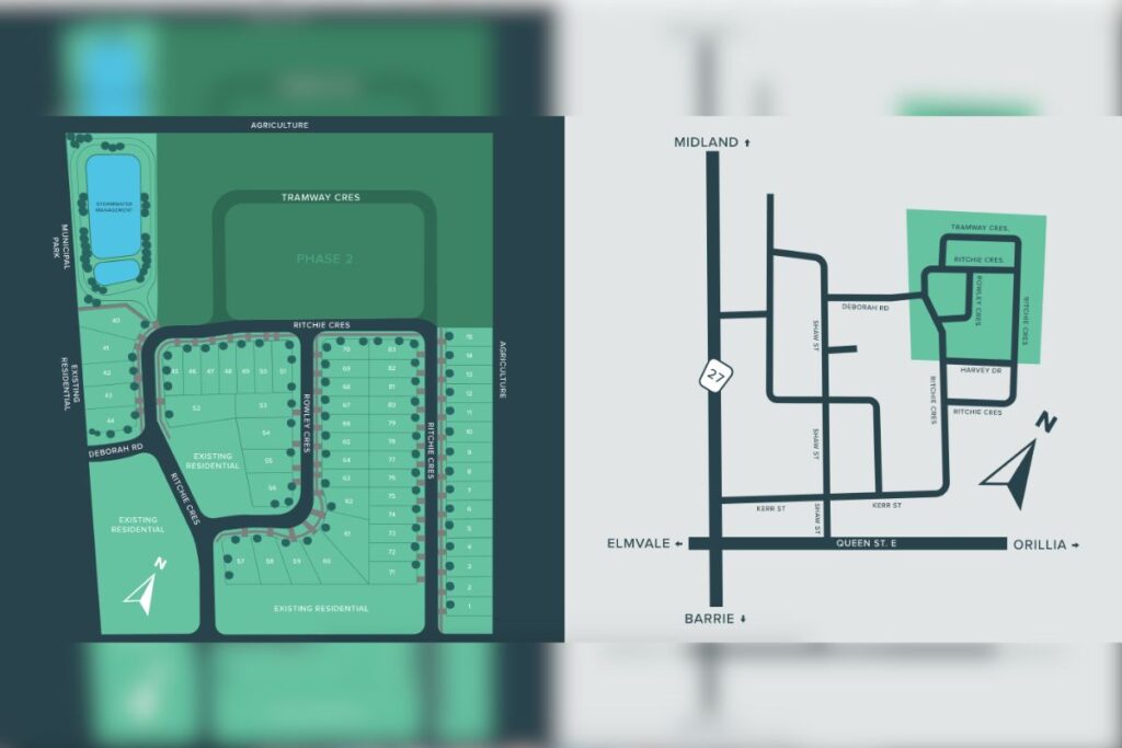 GREENWOOD MEADOWS COLLINGWOOD COMING SOON detached homes site plan