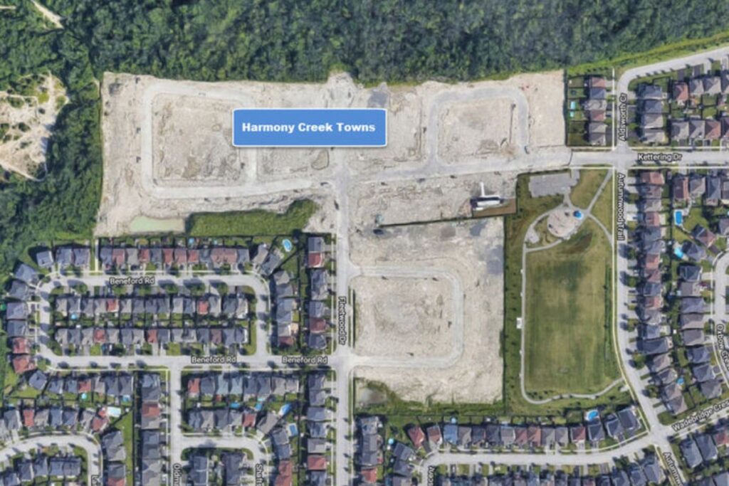 Harmony Creek Towns The Conservatory Group community site plan