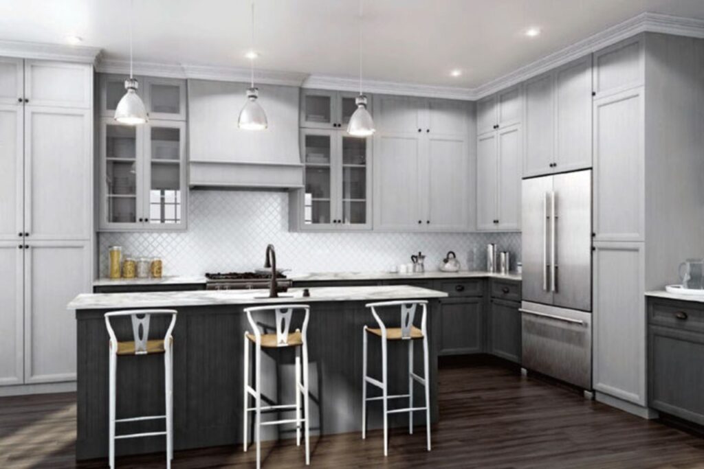 Terra homes Barrie Great Gulf modern kitchen