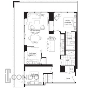 31 Parliament St, Toronto condo floor plans