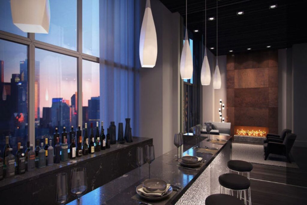 Plaza Midtown Condos Plazacorp toronto condo bar lounge