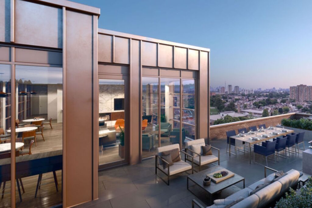 SCOUT Condos Graywood Developments Clair Toronto roof terrace