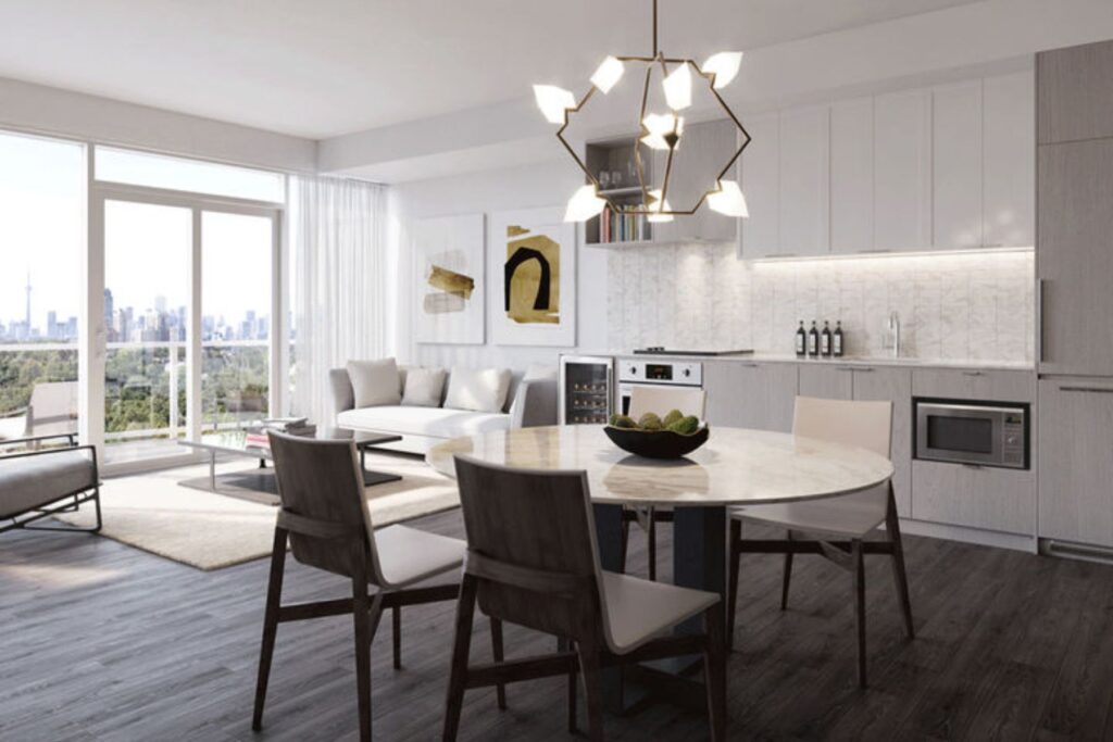 The Forest Hill Condos CentreCourt toronto condo suite lounge