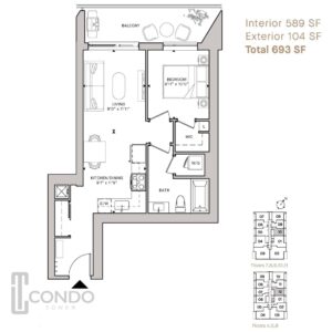 Porta Condos floor plans