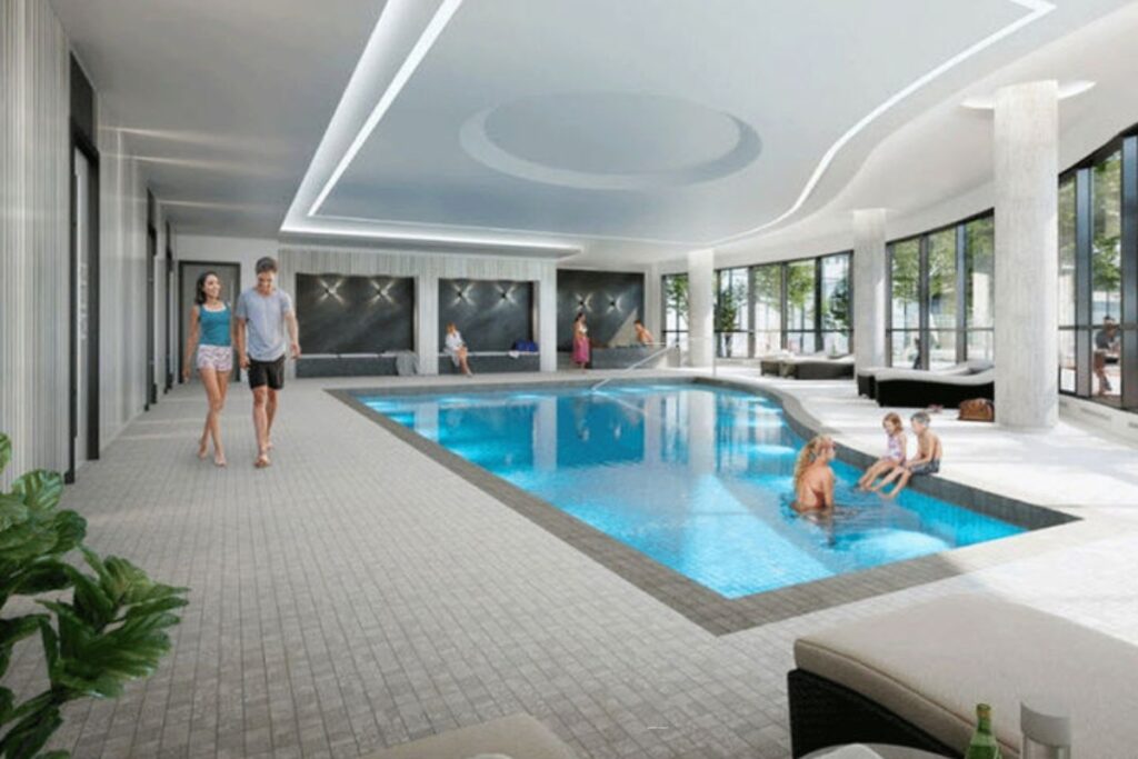 Canopy Towers Liberty Development Mississauga condos indoor swimming pool