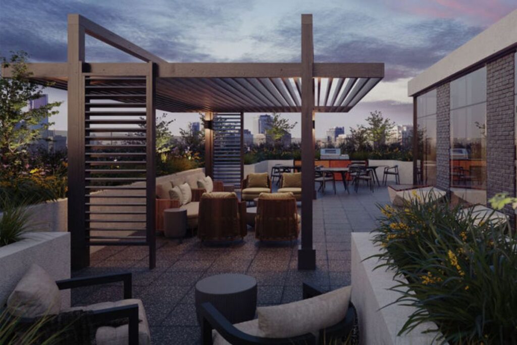 Motto Condos Sierra Building Group toronto condo affordable rooftop terrace lounge