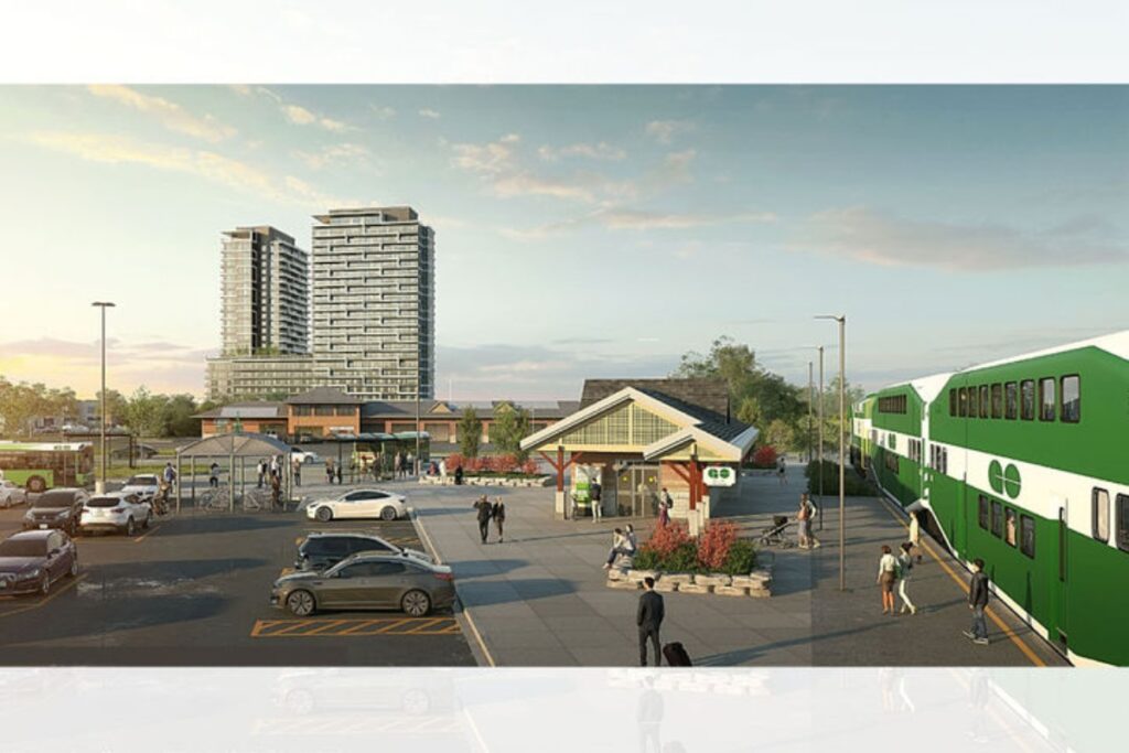 Joy Station Condos Liberty Development GO transit station