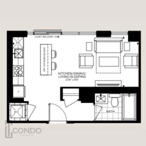 Exhale Condos Mississauga floor plans