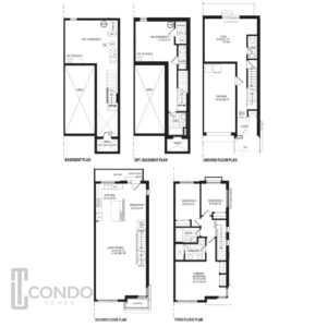 Downsview Townhomes floor plans | Condo Tower