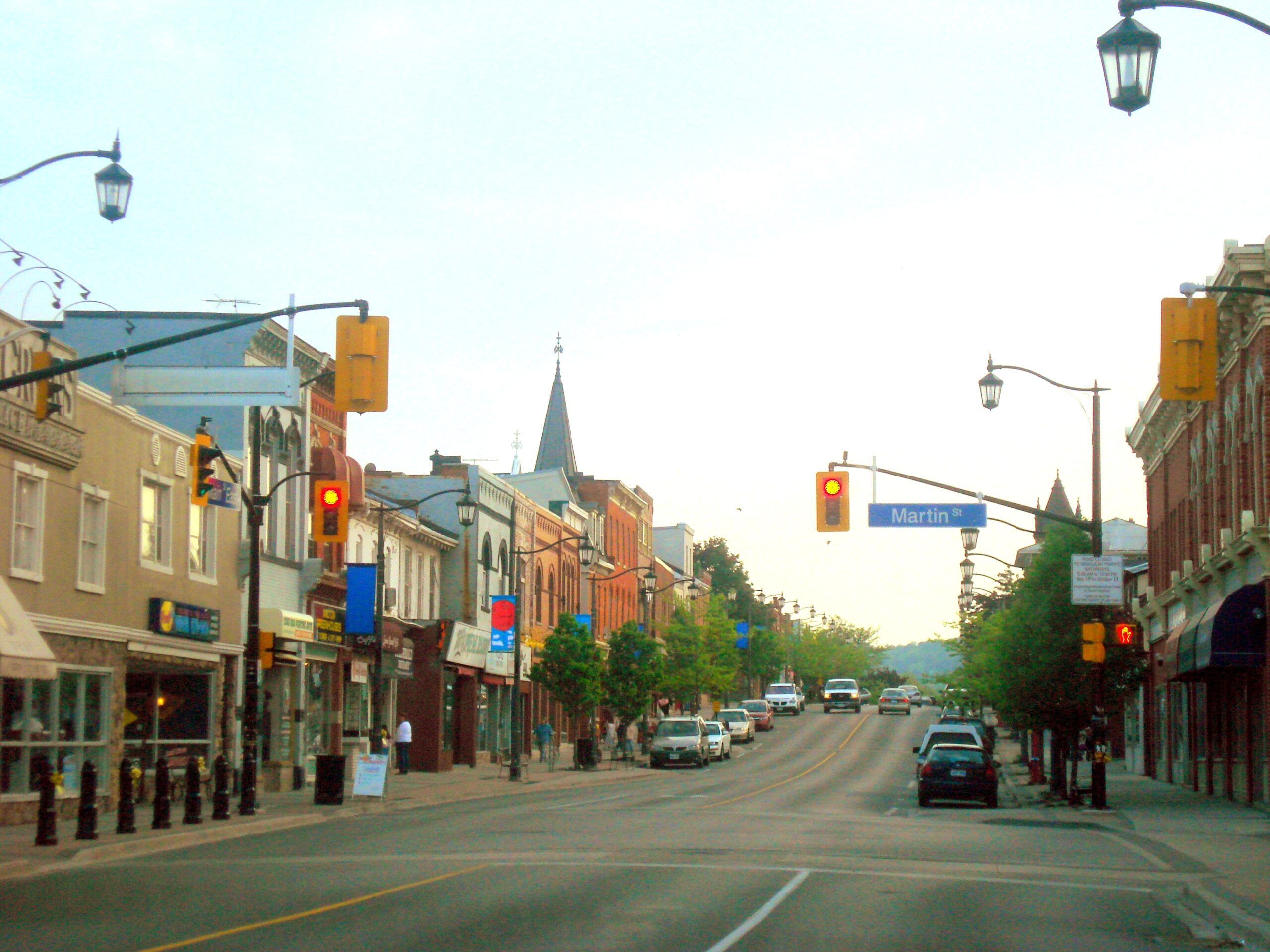 downtown old town Milton, Ontario Canada