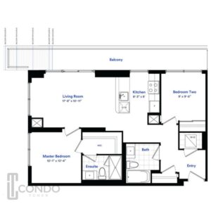 Avia Condos 2 Mississauga condo floor plans