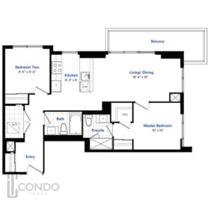 Avia Condos 2 Mississauga condo floor plans