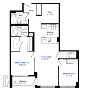 Avia Condos 2 Mississauga condo floor plans