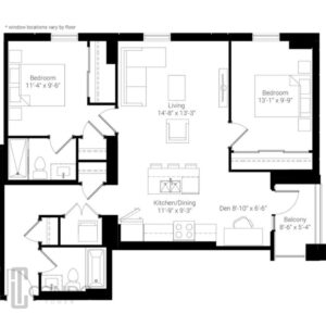 Q Condos floor plans