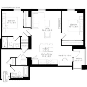 Q Condos floor plans