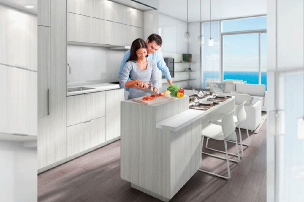 Nautique Lakefront Residences ADI Development Group Burlington condo development kitchen