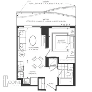 The Grand at Universal City Condos Pickering condos floor plans