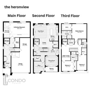 Vista Hills Floor plans