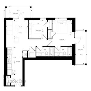 West Peak Condos E Squared floor plans