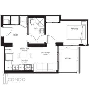 1107 Main Condos Hamilton condo floor plans